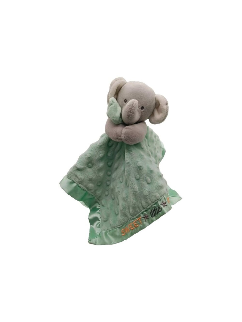 Child of Mine Carters Elephant Security Blanket Plush Lovey Sweet Little One